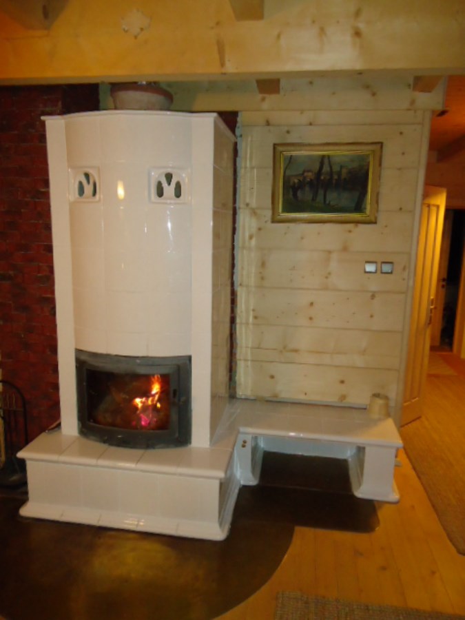 przytulny piec kornak